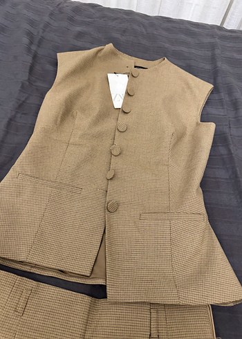 Bej  Kolsuz Mini Yelek - Görsel 2