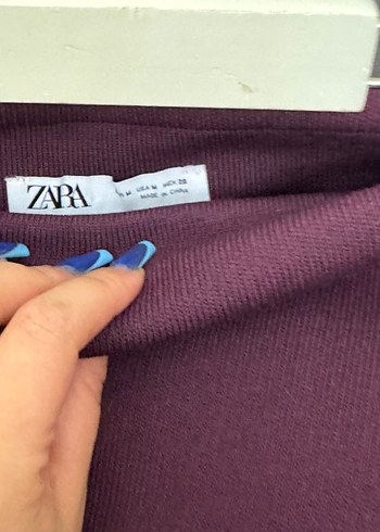 Kadın Mor Pliseli Uzun  Etek - Görsel 4