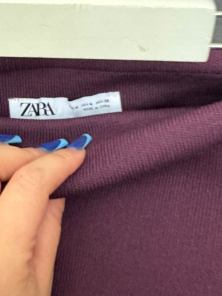 Kadın Mor Pliseli Uzun  Etek - Görsel 4