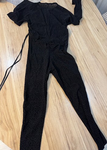 Siyah Fantazi leopar tulum - Görsel 5