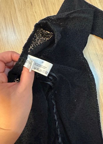 Siyah Fantazi leopar tulum - Görsel 2