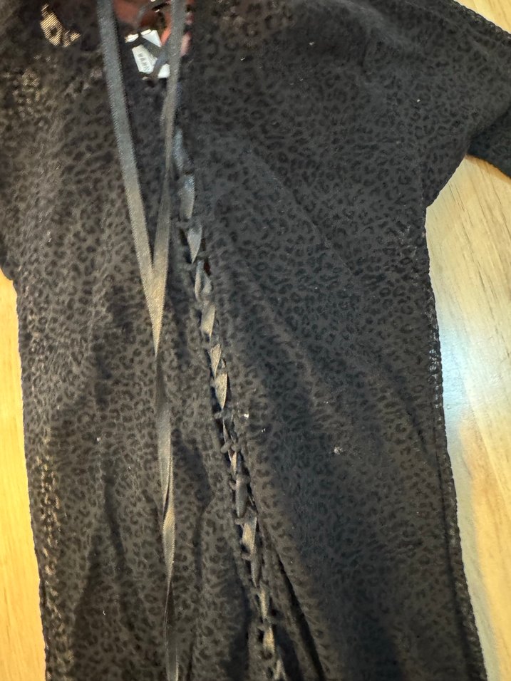 Siyah Fantazi leopar tulum - Görsel 3