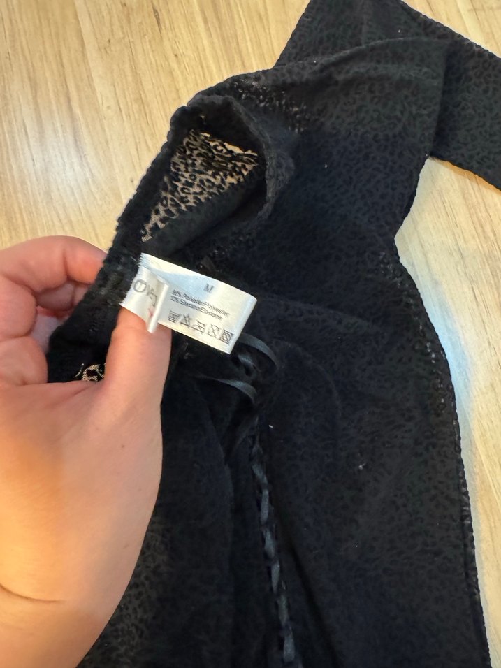 Siyah Fantazi leopar tulum - Görsel 2