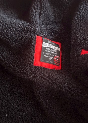 Kırmızı Fermuarlı ErkekKışlık Mont - Görsel 3