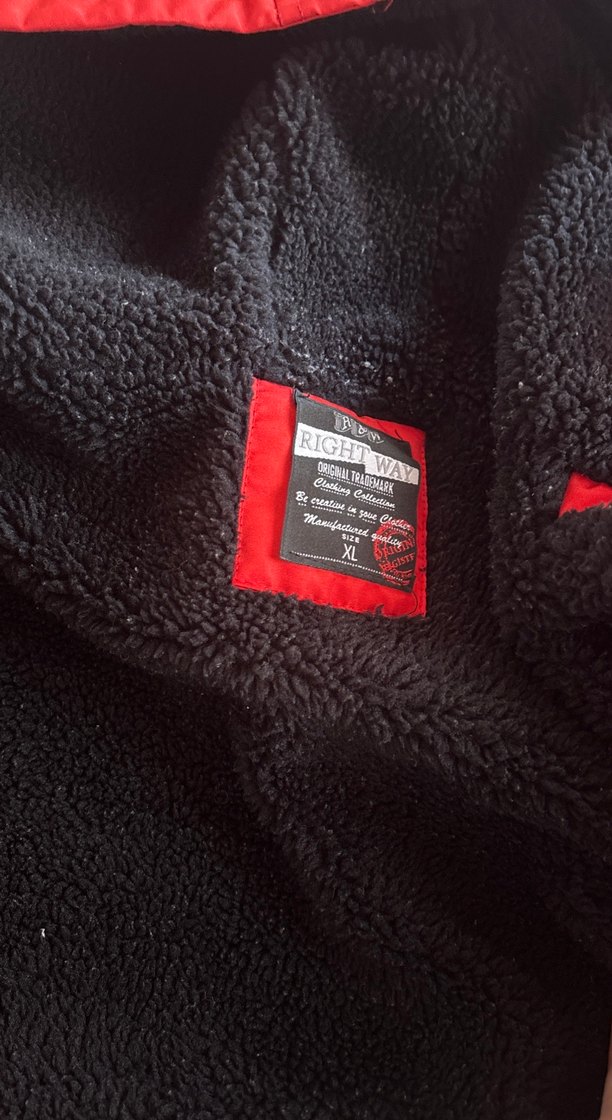 Kırmızı Fermuarlı ErkekKışlık Mont - Görsel 3