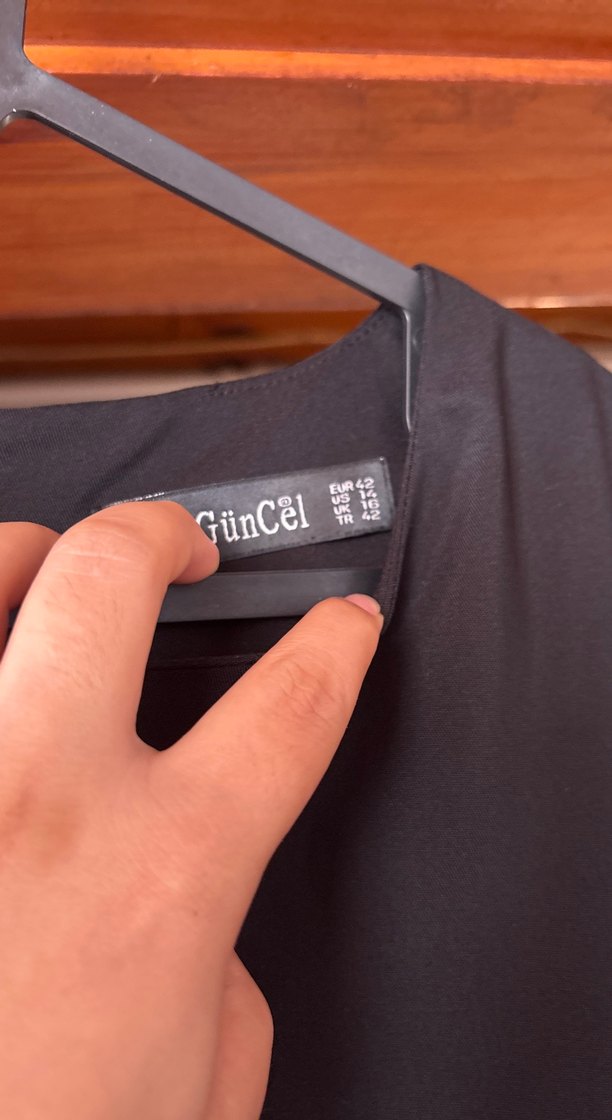 Kısa Kollu, Pilili Midi Ofis Elbisesi - Görsel 3