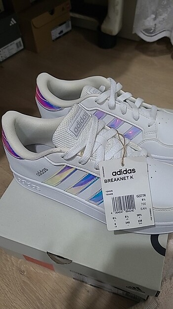 38,5 Beden beyaz Renk Adidas Breaknet Ayakkabı