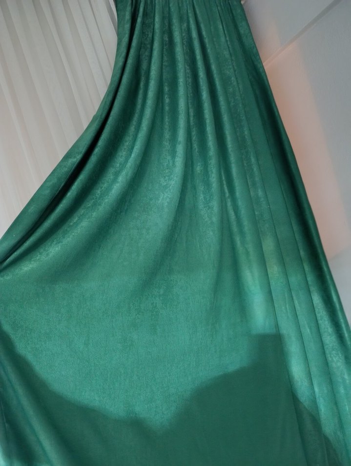 Koyu Yeşil fon perde - Görsel 3