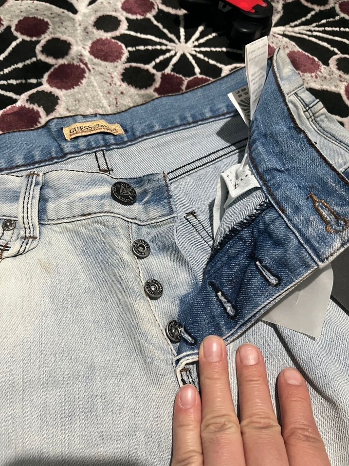 Açık Mavi Slim Fit Yırtık Denim Jean — görsel 3/8