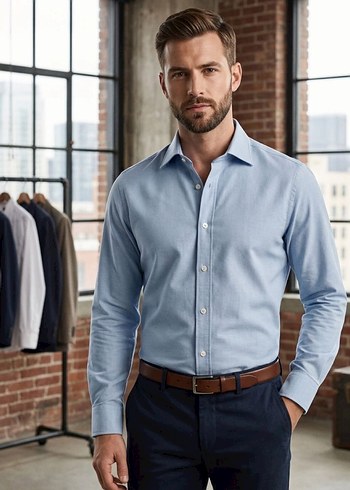 Massimo Dutti Mavi Gomlek