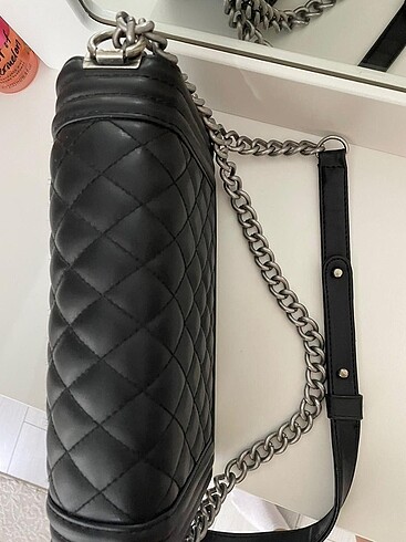  Beden siyah Renk Chanel çanta