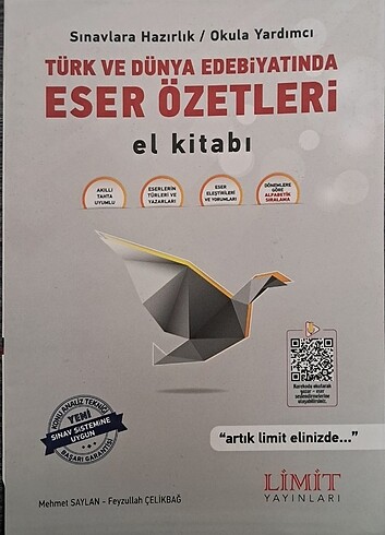  EDEBİYAT VE ESER ÖZETLERİ 2 ADET KİTAP 