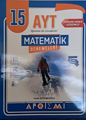 APOTEMİ 15 AYT MATEMATİK DENEME