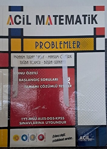 ACİL MATEMATİK TYT PROBLEMLER 