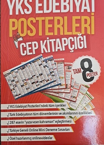 POSTERLER EDEBİYAT CEP KİTAPÇIĞI 