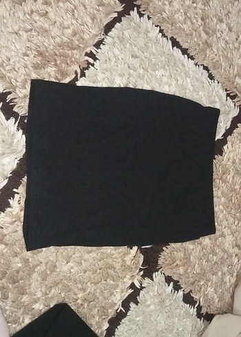 Diğer Siyah Midi Kalem Etek