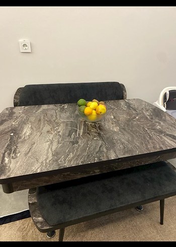 Beden kahverengi Renk Diger Kahverengi Çağdaş Yemek Masası Takımı
