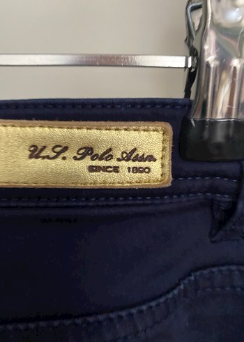 Kadın Koyu Mavi Denim Boyfriend Pantolon - Görsel 6