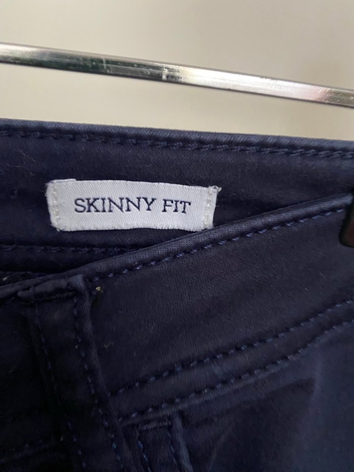 Kadın Koyu Mavi Denim Boyfriend Pantolon - Görsel 4