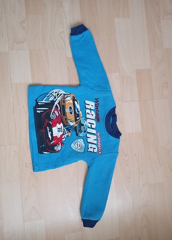 Erkek Bebek Mavi Sweat - Görsel 2