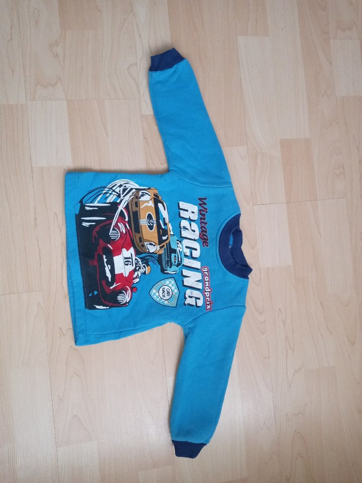 Erkek Bebek Mavi Sweat - Görsel 2