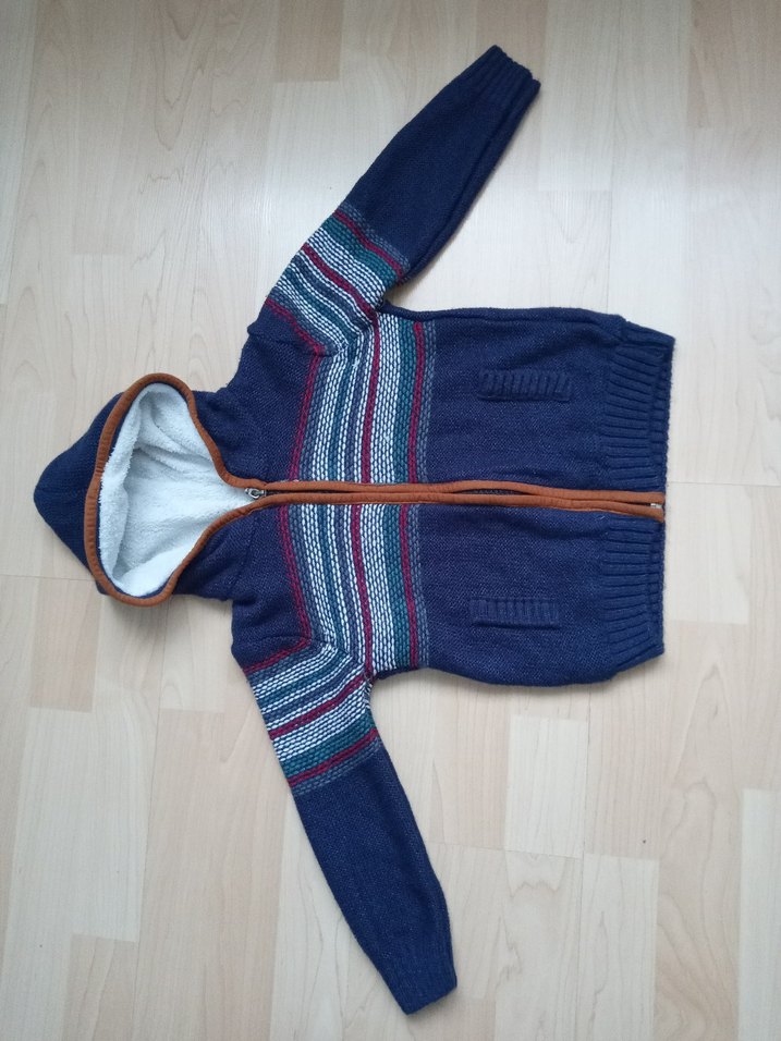 4 Yaş Polarlı Triko Hırka - Görsel 2