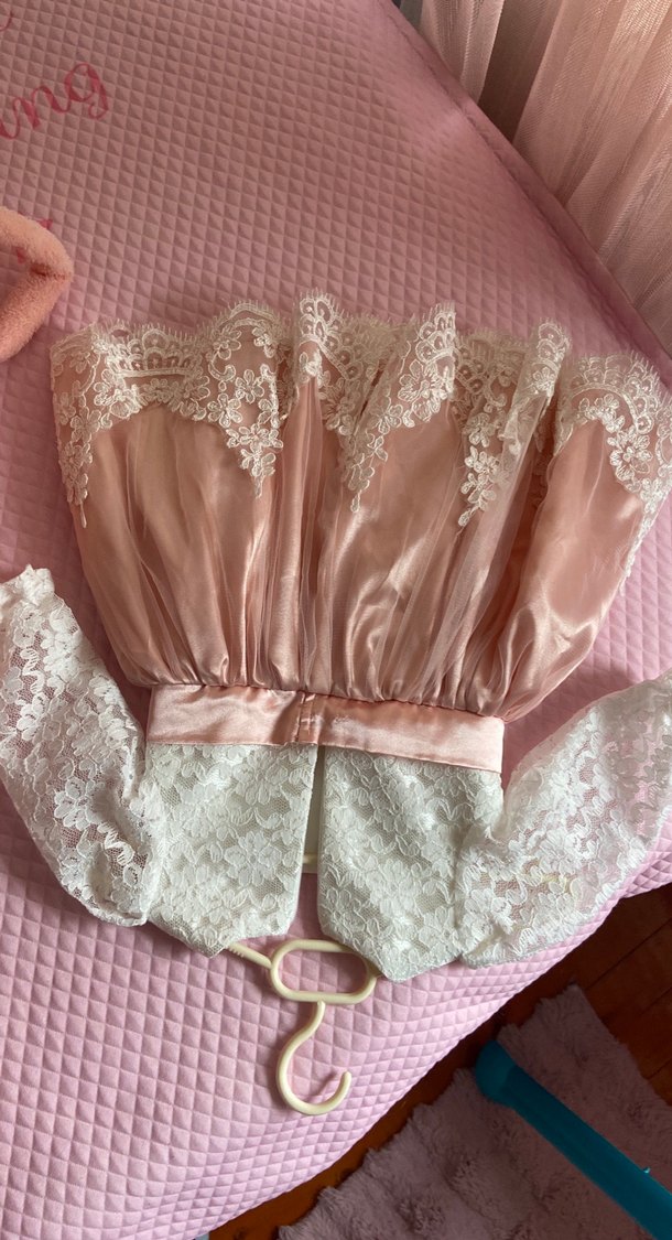 Dantel Detaylı Pembe Kız Çocuk Elbisesi - Görsel 2