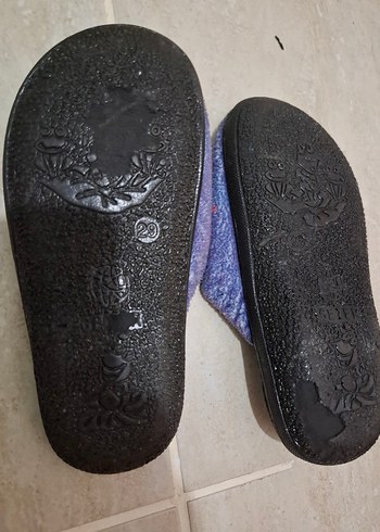 Diğer Nakışlı Mor Kız Çocuk Ev Terliği