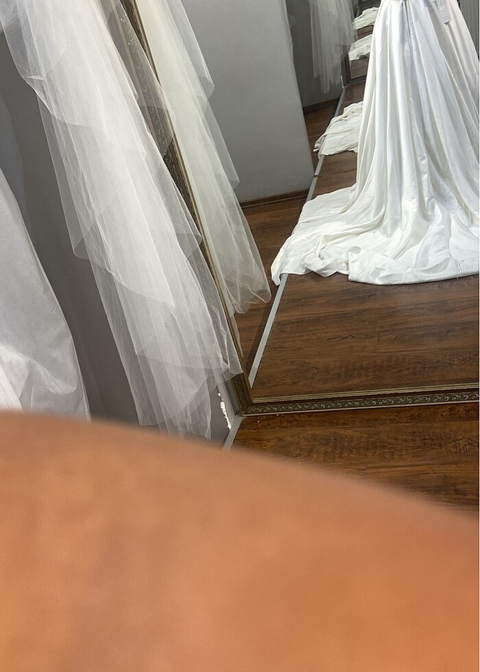 TASARIM GELİNLİK VİNTAGE 40 bedene kadar uyumlu - Görsel 3