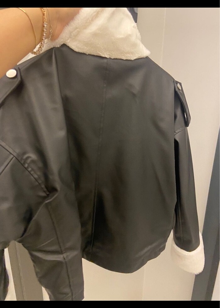 DERİ CEKET HİÇ GİYİLMEDİ - Görsel 4