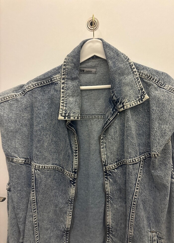 Vatkalı kot yelek - Görsel 2