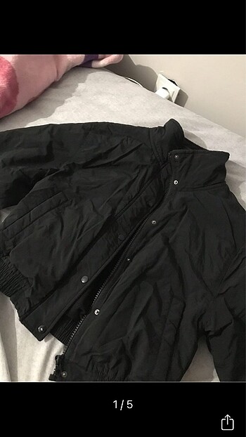Pull bear siyah mont