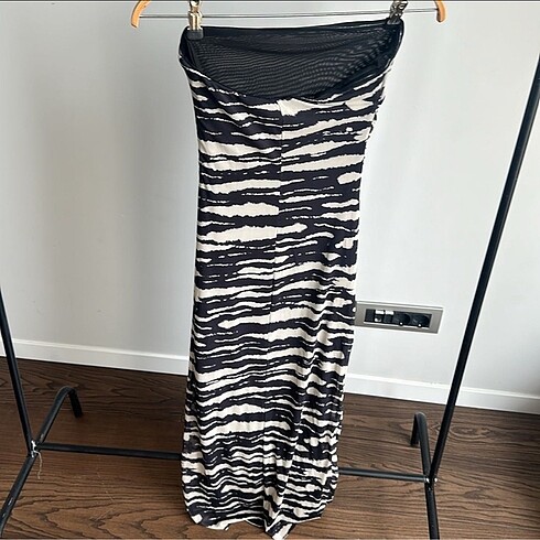 Zara Zara Straplez Elbise