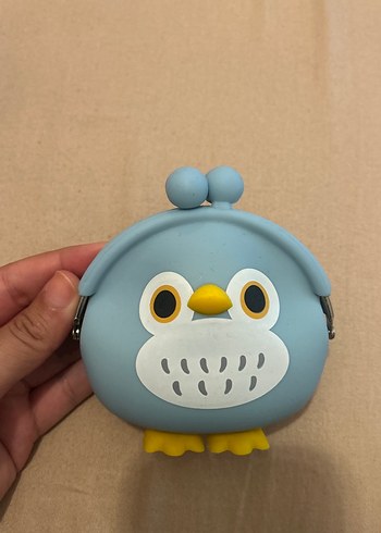 Renkli figürlü bozuk para cüzdanı