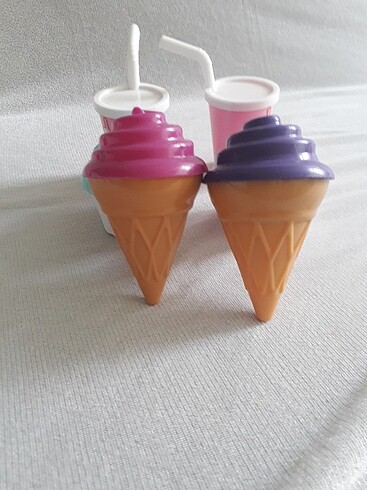 Oyuncak dondurma milkshake cupcake