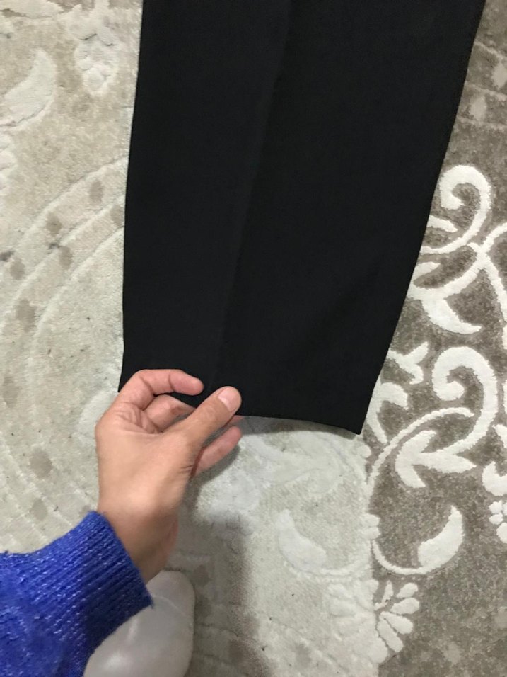 Siyah Kadın Pantolon 7XL - Görsel 2