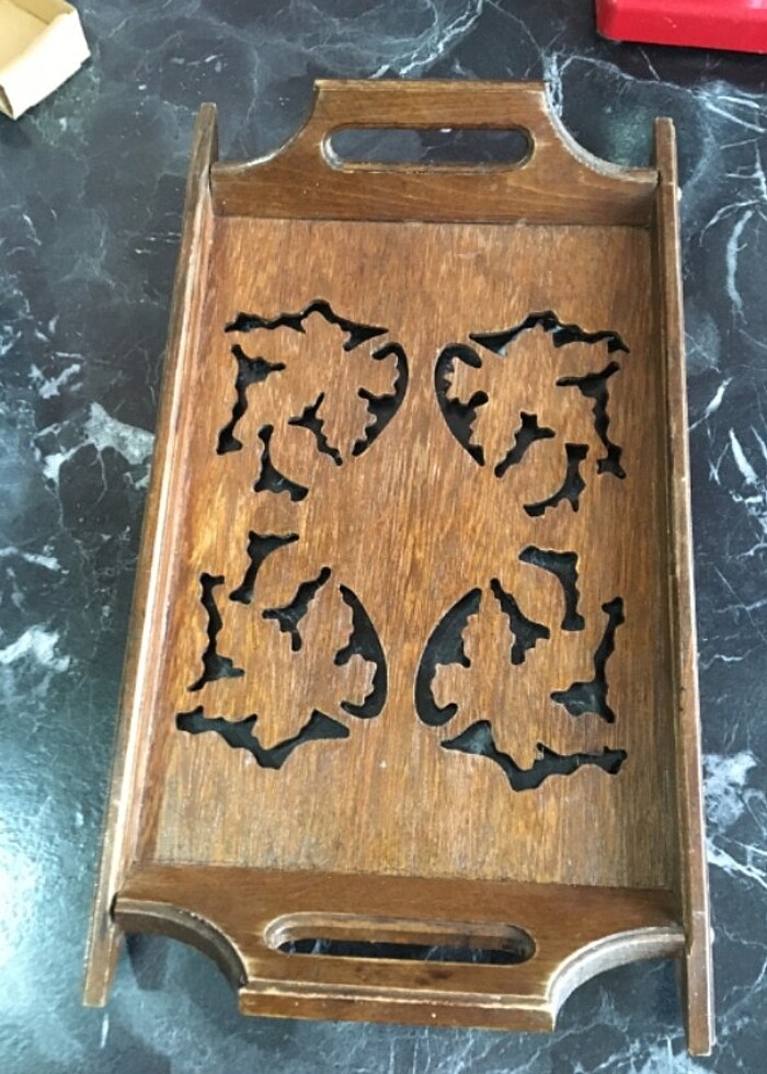 Ahşap tepsi - Görsel 2