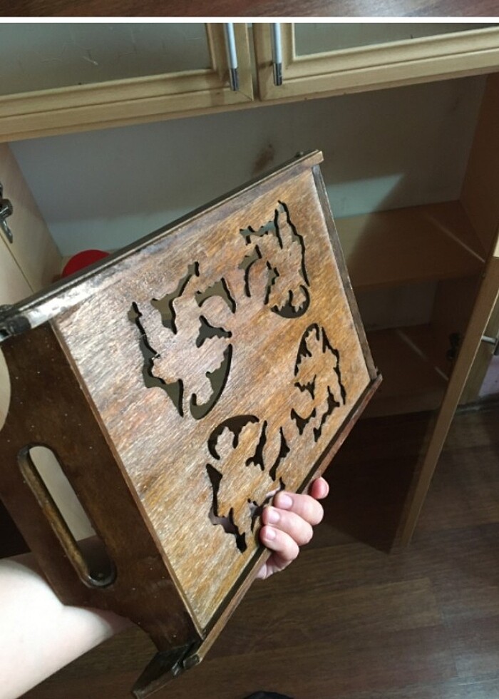 Ahşap tepsi - Görsel 3