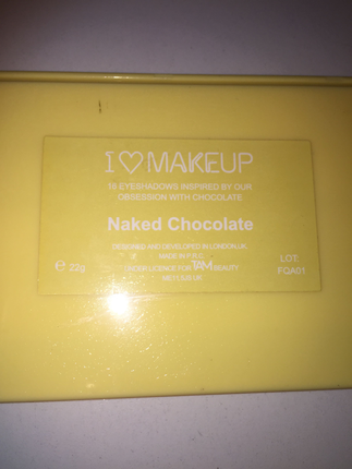 I ?? makeup Naked Chocolate far paleti