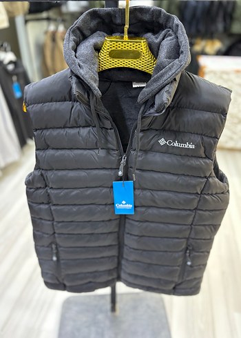Columbia Siyah Kapüşonlu Erkek Yelek