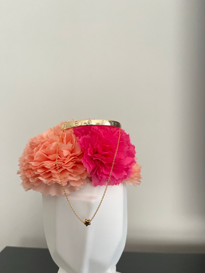 Renkli Fırfırlı Pembe Kadın Bileklik - Görsel 3