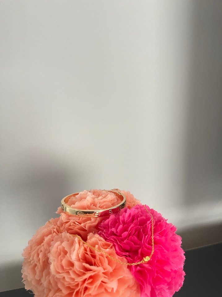 Renkli Fırfırlı Pembe Kadın Bileklik - Görsel 2