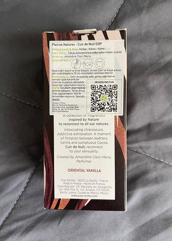Beden Renk Yves Rocher Cuir de Nuit Kadın Parfümü 100 ml