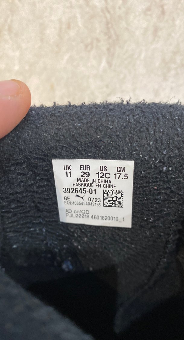 Puma Siyah Çocuk Kar Botu — görsel 4/4