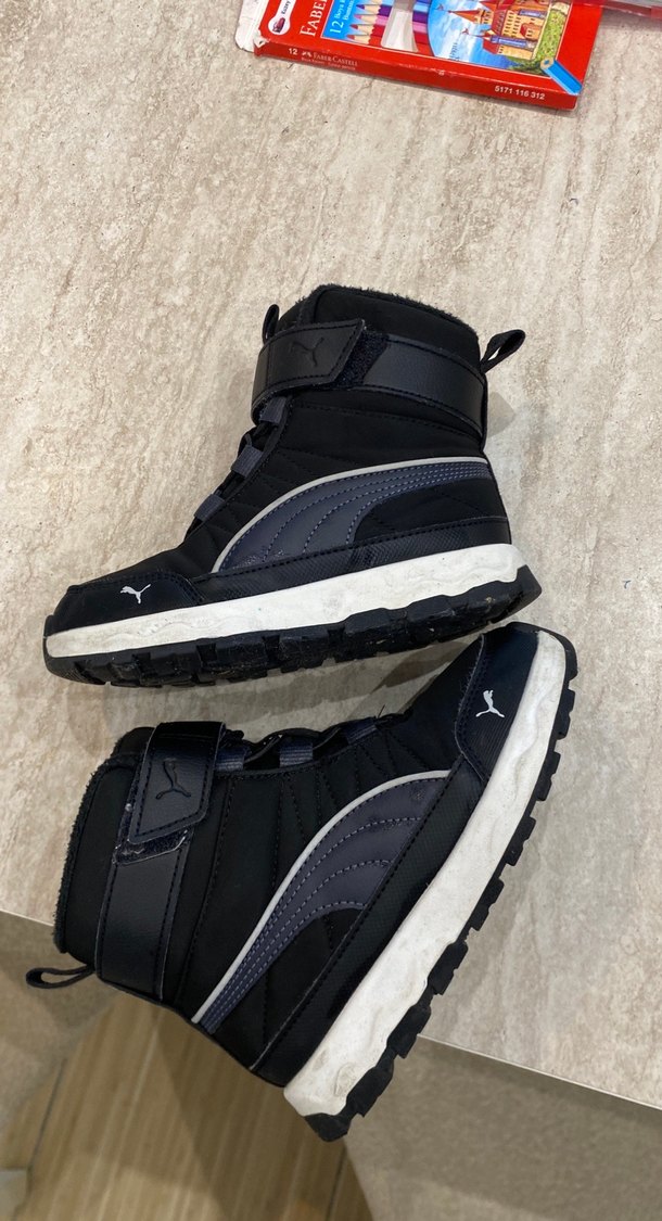 Puma Siyah Çocuk Kar Botu — görsel 3/4