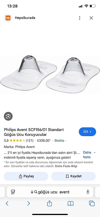 Beden Göğüs ucu koruyucu