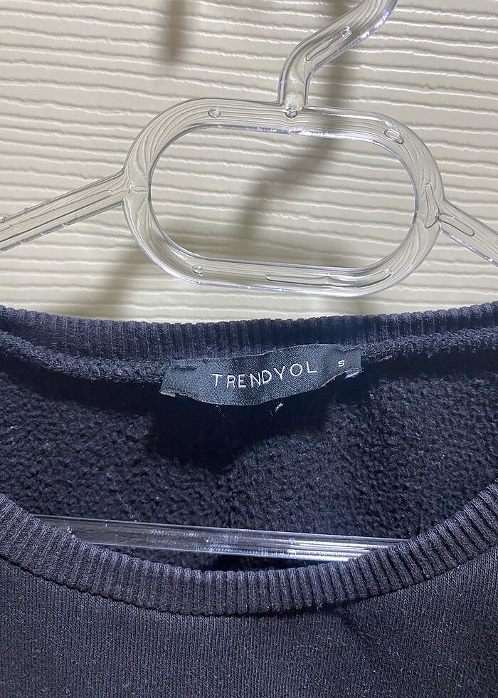 Baskılı Siyah Sweatshirt - Görsel 5