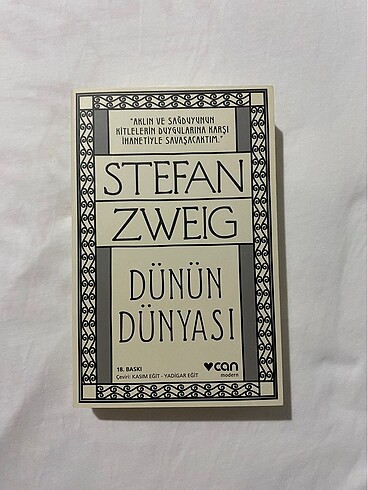 Stefan Zweig Dünün Dünyası