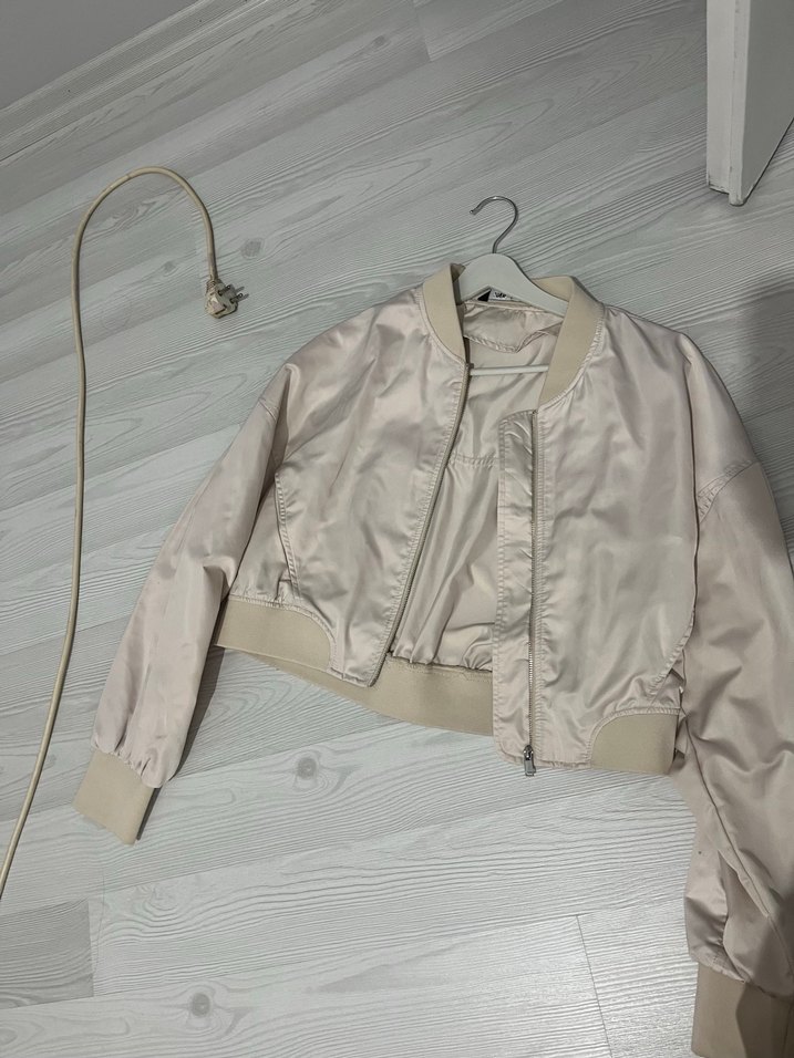 Bej Midi Boy Rahat Kesim Kadın Ceket - Görsel 2