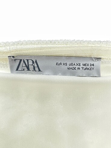 xs Beden beyaz Renk Zara Uzun Elbise %70 İndirimli.